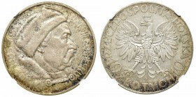 II Republic of Poland, 10 zloty 1933 Sobieski - NGC AU58