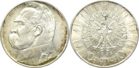 II Republic of Poland, 10 zloty 1935 Pilsudski - PCGS MS63