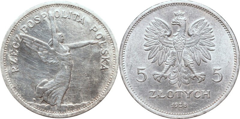 II Republic of Poland, 5 zloty 1928 Nike
II Rzeczpospolita, 5 złotych 1928, Nik...