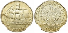 II Republic of Poland, 5 zloty 1936 Ship - NGC MS63