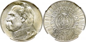II Republic of Poland, 5 zloty 1934 Pilsudski - NGC MS62