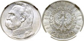 II Republic of Poland, 2 zloty 1934 Pilsudski - NGC AU58