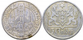 Free city of Danzig, 5 gulden 1927