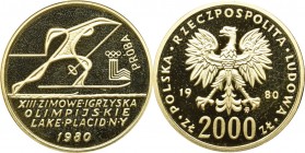 People Republic of Poland, 2000 zloty Olympic Games 1980 Specimen