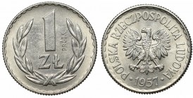 People Republic of Poland, 1 zloty 1957 - specimen