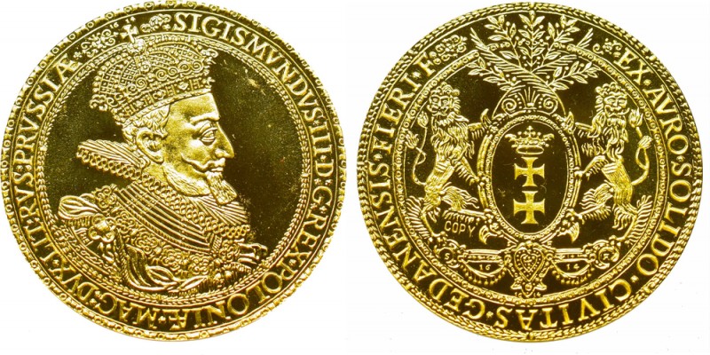 People Republic of Poland, 3 ducats 1614, Danzig - copy of Warsaw Mint 1977
PRL...