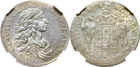 Pommern, Carol XI, 1/3 thaler 1674, Stettin - NGC MS64