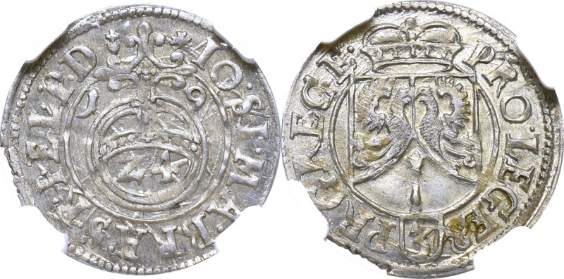 Germany, Brandenburg-Preusse, Johann Sigismund, Dreipolker 1619 - NGC MS63kRAUSE...