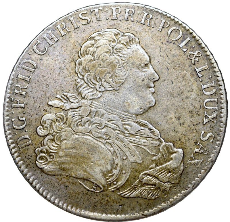 Frederick Christian, Thaler 1763 Dresden
Saksonia, Fryderyk Krystian, Talar 176...