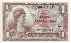 USA, Military Payment Certificate, 1 dollar 1954 series 521