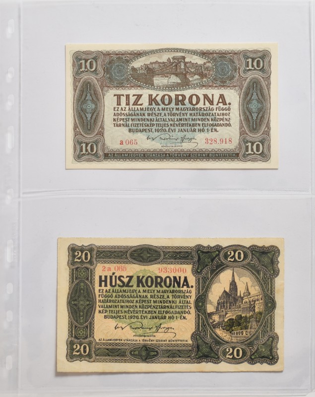 Zbiór banknotów węgierskich - 77 szt.
 Bardzo atrakcyjna kolekcja banknotów zaw...