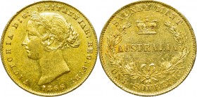 Australia, Victoria, Sovereign 1866, Sydney
