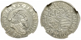 Austria, Ferdinand III, 3 kreuzer 1645, Graz - NGC MS62 MAX