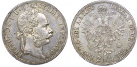 Austria, Franz Joseph, 2 florin 1876, Vienna