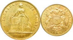 Chile, 10 peso 1866