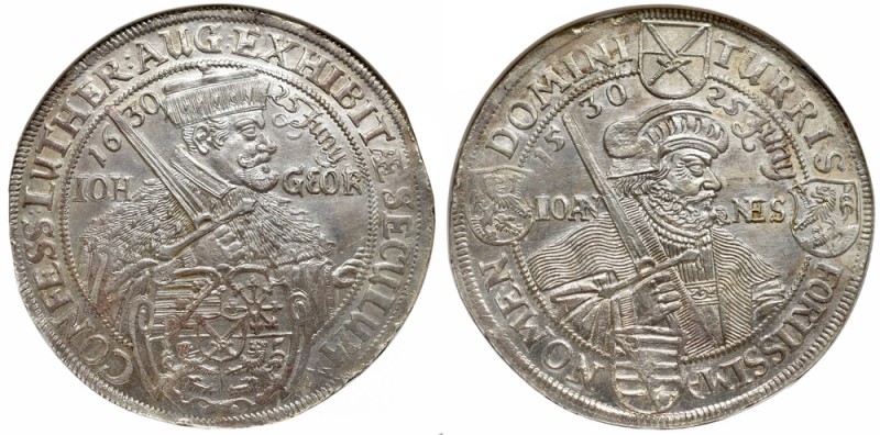 Germany, Saxony, Johann Georg, Thaler 1630, Dresen - 100th Anniversary of the Au...