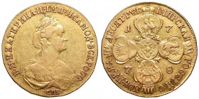 Russia, Catherine II, 10 rouble 1778