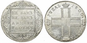 Russia, Paul I, Rouble 1800 CM-OM