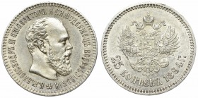 Russia, Alexander III, 25 kopecks 1894 АГ