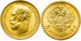 Russia, Nicholas II, 5 rouble 1902 AP