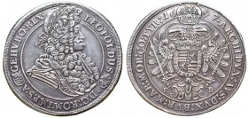 Hungary, Leopold I, Thaler 1697 KB, Kremnitz