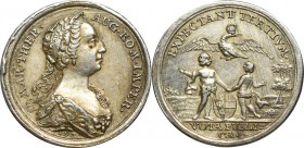 Austria, Maria Theresia, silver medal ducat 1747