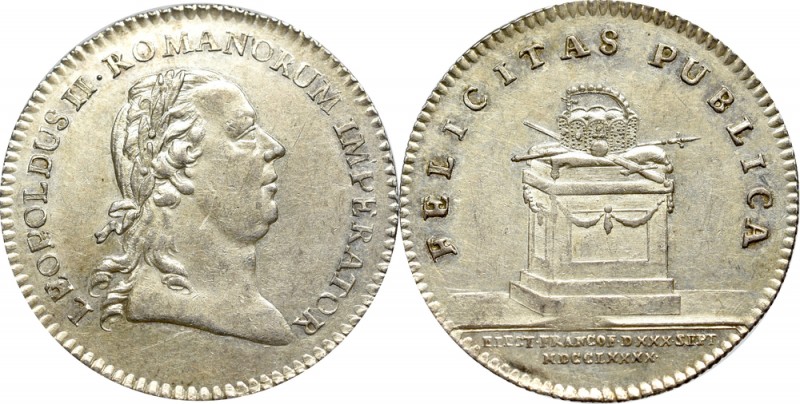 Austria, Leopold II, Coronation jeton 1790
Austria, Leopold II, Żeton koronacyj...