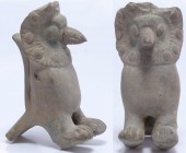 Précolombien - Equateur, culture La Tolita - Statuette en terre cuite - 500 av-500 ap. J.-C.
Magnifique statuette zoomorphe en terre cuite de couleur...