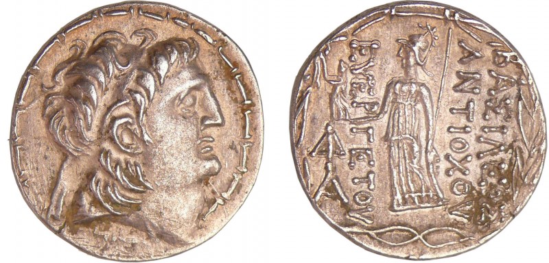 Seleucide - Antiochus VII, Euergetes - Tétradrachme (138-129 av J.-C.)
A/ Tête ...