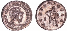Maximien Hercule - Aurélianus (287-289, Lyon)
A/ IMP C MAXIMIANVS P F AVG. Buste casqué et cuirassé à droite. 
R/ VIRTVTI AVGG. Hercule debout à dro...