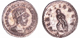 Maximien Hercule - Aurélianus (287-289, Lyon)
A/ IMP C MAXIMIANVS P AVG. Buste casqué et cuirassé à droite. Il a les épaules couvertes de la léonté e...