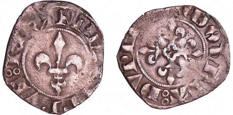 Philippe VI (1328-1350) - Double Parisis - 2ème type - 2ème émission (17 février...