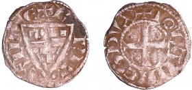 Bretagne - Duché de Bretagne - Jean Ier - Denier
Jean Ier Le Roux (1237-1286). A/ + IOHANNES DVX. Croix.
R/ + BRITANIE. Ecu échiqueté de Dreux au fr...