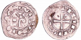 Languedoc - Toulouse - Raymond VII - Obole
Raymond V, VI, VII (1148-1249). A/ TOLOSA CIVI. Dans le champ, PAS, le P en forme de crosse. 
R/ RAMON CO...