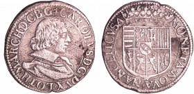 Lorraine - Duché de Lorraine - Charles IV - Teston 1632 (Nancy)
Charles IV (1625-1675). A/ CARLVS D G DVX LOTH MARCH D C B G. Buste nu à droite. 
R/...