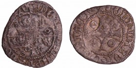 Cambrésis - Henri de Berghes - Evêque - Gigot ou 1/4 de gros (Cambrai)
Henri de Berghes (1480-1502). A/ + MONETA H EPI Z CO CAMBERCPS D CA S IMP P CO...