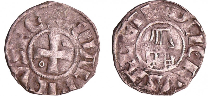 Jérusalem - Amaury - Denier
Amaury (1163-1174). A/ AMALRICVS REX. Croix cantonn...