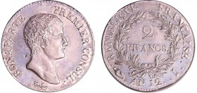Consulat (1799-1804) - 2 francs An 12 I (Limoges)
SUP
Ga.494-F.250
Ar ; 9.97 gr ; 27 mm