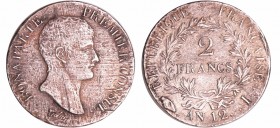 Consulat (1799-1804) - 2 francs An 12 I (Limoges)
TB
Ga.494-F.250
Ar ; 8.92 gr ; 27 mm