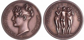 Napoléon 1er (1804-1815) - La princesse Pauline - SD (1808) Paris
SUP
Bramsen.770
Ar ; 6.81 gr ; 23 mm
Refrappe.