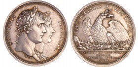 Premier empire (1804-1814) - Napoléon 1er - Médaille, An XIII (1804-1805), fête du couronnement de Napoléon et Joséphine
SPL
Bram.359-Julius.1298
A...