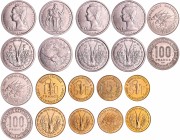 Colonie Française - Lot de 10 monnaies
TTB à FDC