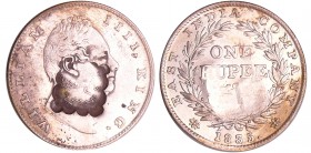 Djibouti - Rupee des inde (1835)
TTB+
Lecompte.10
Ar ; 11.60 gr ; 31 mm
