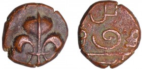 Inde française - Pondichéry - Doudou SD (1715-1774)
TTB+
Lecompte.20
Ar ; 4.10 gr ; 15 mm