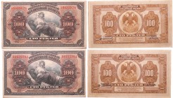 Russie - East Siberia, Priamur Region - Lot de 2 billets, 100 roubles (1920)
XF
Pick.S/1249