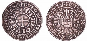 Saint-Empire germanique - Charles IV (Roi des romains) (1346-1355) - Gros tournois
A/ KhAROLVS REX Croix.
R/ TVRONVS CIVIS Chatel.
R TTB
De Mey.64...