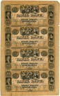 United States - Obsolete currency - Louisiana (New Orleans), Canal bank - Planche de 4 billets de 20 dollars 18-- série A-B-C-D
VF
N.274
