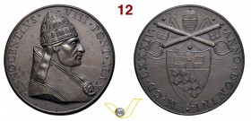 INNOCENZO VIII 1484/1492 1484 ANNO I RICONIO SUCCESSIVO commemorativo del Pontefice (XIX secolo Mazio) – D/ nel giro INNOCENTIVS VIII PONT MAX busto d...