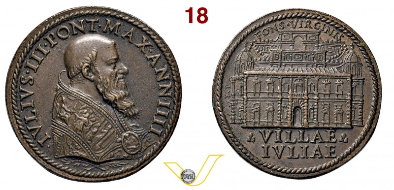 GIULIO III 1550/1555 1553 ANNO IV RICONIO SUCCESSIVO per la costruzione di Villa...