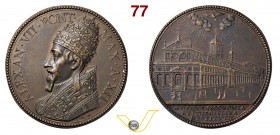 ALESSANDRO VII 1655/1667 1666 ANNO XII RICONIO SUCCESSIVO per l’ampliamento dell’Ospedale di Santo Spirito in Sassia a Roma (XVIII secolo Hamerani) – ...